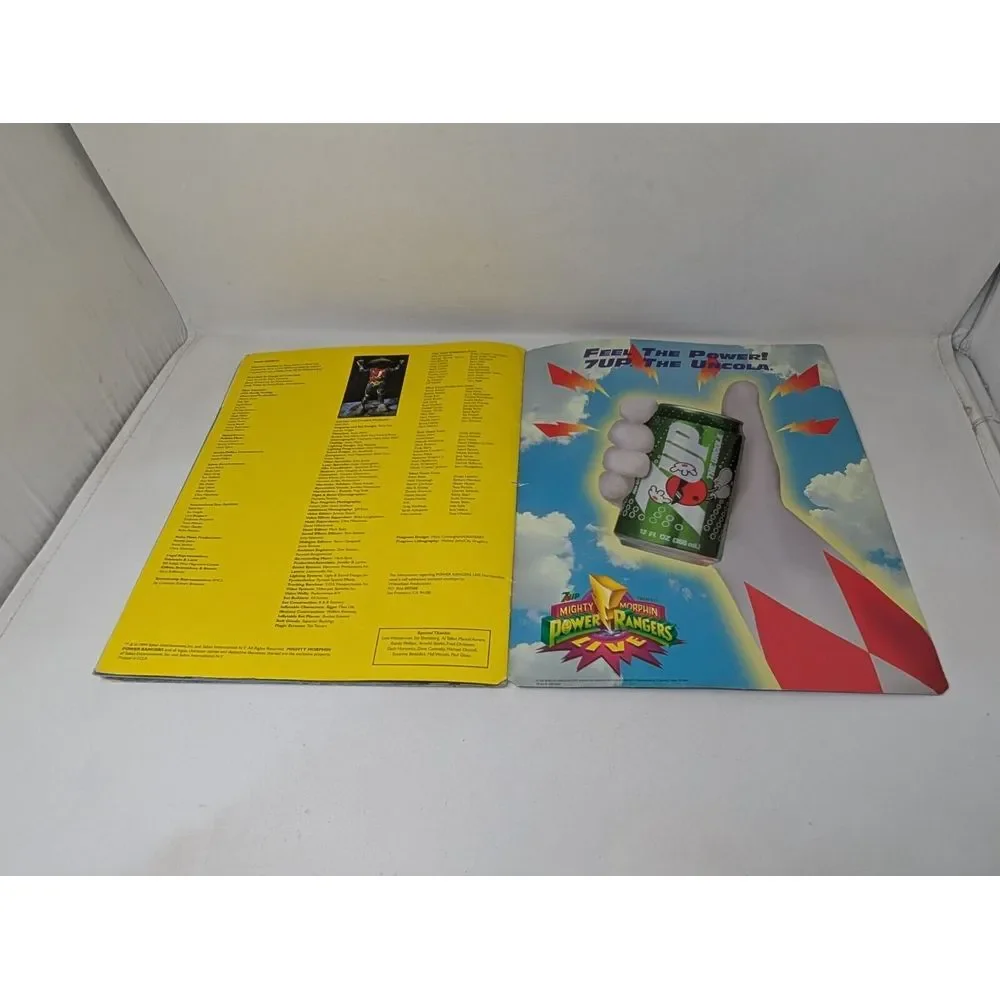 Mighty Morphin‎ Power Rangers Live Souvenir Program 1994 1995 Tour 90s On Stage